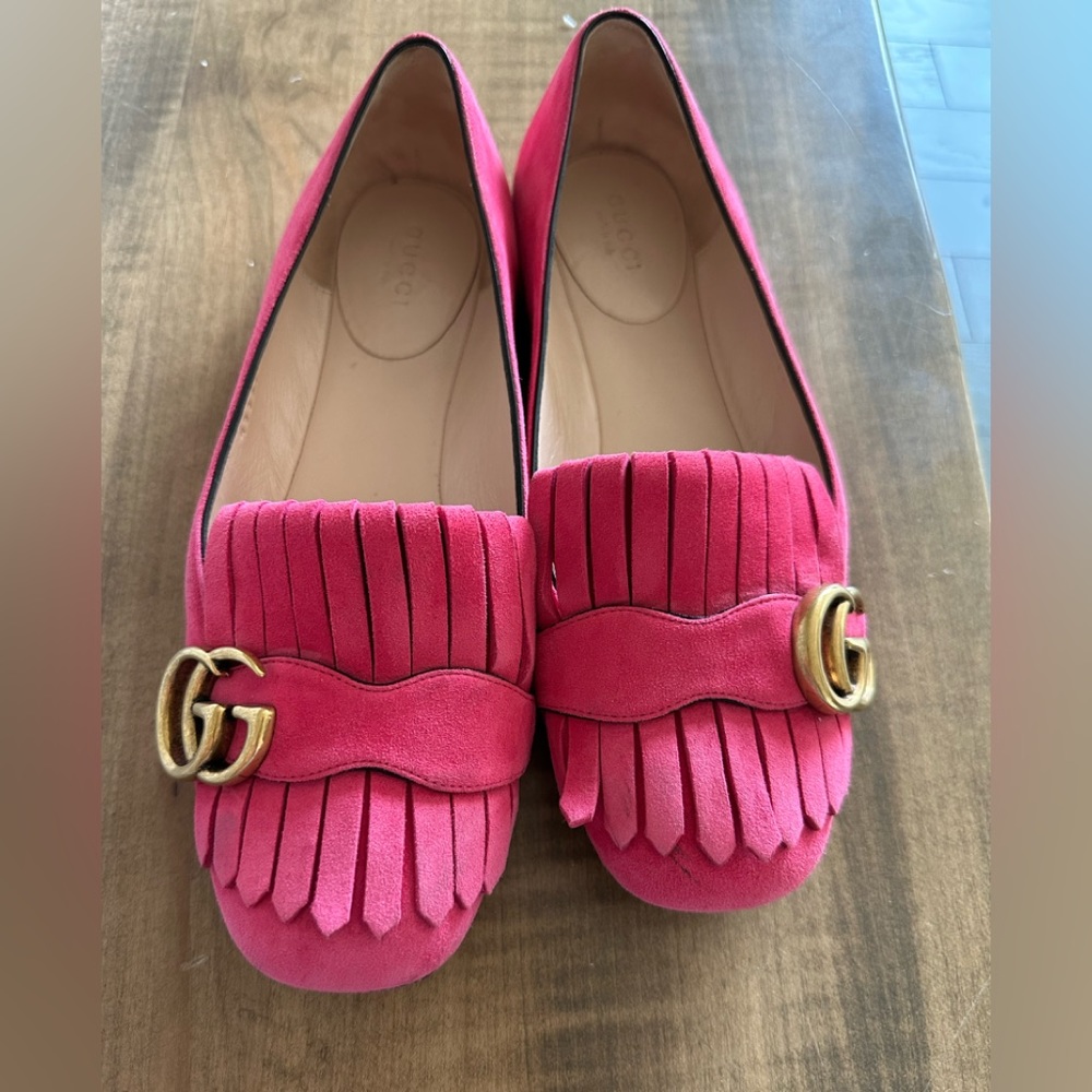Stunning Barbie Pink! Gucci loafers